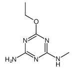 2-amino-4-methylamino-6-ethoxy-1,3,5-triazine Structure