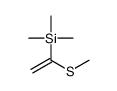 trimethyl(1-methylsulfanylethenyl)silane Structure