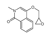 4-(2,3-环氧基丙氧基)-2-甲基-1(2H)-异喹啉酮结构式