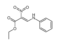 ethyl 3-anilino-2-nitroacrylate结构式