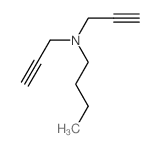 N,N-diprop-2-ynylbutan-1-amine结构式