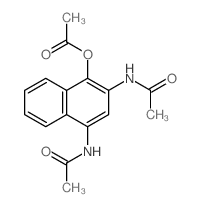 Acetamide,N,N'-(4-hydroxy-1,3-naphthylene)bis-, acetate (ester) (8CI) Structure