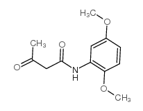 乙酰乙酰-2,5-二甲氧基苯胺结构式