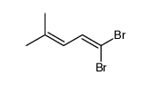 1,1-dibromo-4-methylpenta-1,3-diene结构式