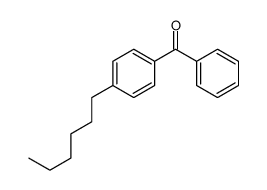 (4-hexylphenyl)-phenylmethanone Structure