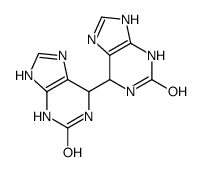 6-(2-oxo-1,3,6,7-tetrahydropurin-6-yl)-1,3,6,7-tetrahydropurin-2-one结构式