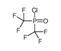 Bis(trifluoromethyl)phosphinic chloride Structure