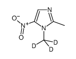 二甲硝咪唑-d3结构式