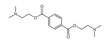 bis[2-(dimethylamino)ethyl] benzene-1,4-dicarboxylate Structure