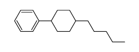 trans-4-pentylcyclohexylbenzene Structure
