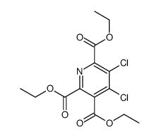 triethyl 4,5-dichloropyridine-2,3,6-tricarboxylate Structure