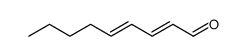 nona-2,4-dien-1-al structure