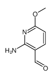 3-Pyridinecarboxaldehyde, 2-amino-6-methoxy- (9CI) Structure