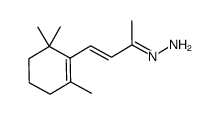 (E,E)-β-ionone hydrazone Structure