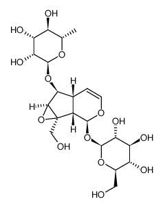 6-O-α-L-rhamnopyranosylcatalpol Structure