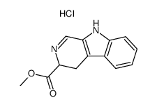methyl L-3,4-dihydro-β-carboline-3-carboxylate hydrochloride Structure