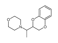 4-[1-(2,3-dihydro-1,4-benzodioxin-3-yl)ethyl]morpholine结构式