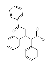 Benzenepentanoic acid, d-oxo-a,b-diphenyl-结构式