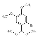 1-溴-2-(二甲氧基甲基)-4,5-二甲氧基苯结构式