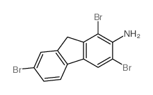 1,3,7-TRIBROMO-2-FLUORENAMINE结构式
