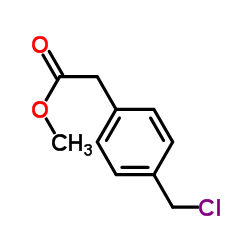 Methyl [4-(chloromethyl)phenyl]acetate Structure