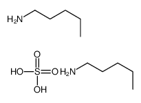 pentan-1-amine,sulfuric acid Structure