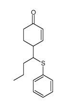 4-(1-(phenylthio)butyl)cyclohex-2-en-1-one结构式