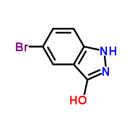 5-溴-1h-吲唑-3-醇结构式