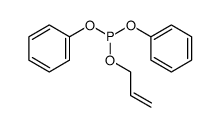 phosphorous acid allyl ester-diphenyl ester Structure