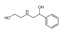 N-(2-hydroxyethyl)-N-(2-hydroxy-2-phenylethyl)amine Structure
