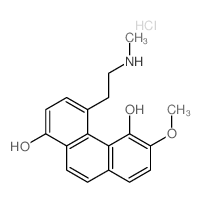 1,5-Phenanthrenediol,6-methoxy-4-[2-(methylamino)ethyl]-, hydrochloride(1:1)结构式
