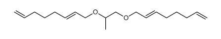 8-((1-(octa-2,7-dien-1-yloxy)propan-2-yl)oxy)octa-1,6-diene结构式