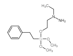 (氨基乙基氨基甲基)苯乙基三甲氧基硅烷结构式