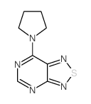 [1,2,5]Thiadiazolo[3,4-d]pyrimidine,7-(1-pyrrolidinyl)-结构式