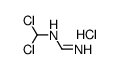 N-dichloromethyl-formamidine; hydrochloride Structure
