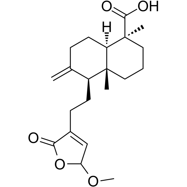 15-Methoxypinusolidic acid structure