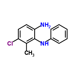 5-Chloro-6-Methyl-N1-phenylbenzene-1,2-diamine结构式