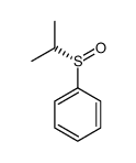 [(S)-propan-2-ylsulfinyl]benzene结构式