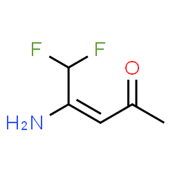 3-Penten-2-one, 4-amino-5,5-difluoro- (9CI)结构式