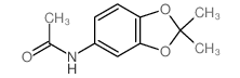 Acetamide,N-(2,2-dimethyl-1,3-benzodioxol-5-yl)- Structure