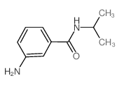 3-氨基-N-(异丙基)苯甲酰胺结构式