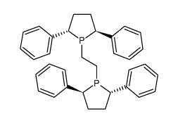 (+)-1,2-双((2S,5S)-2,5-二苯基膦)乙烷结构式