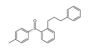 1-[(S)-(4-methylphenyl)sulfinyl]-2-(3-phenylpropyl)benzene Structure