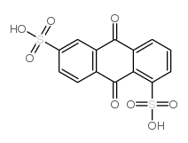 9,10-dioxoanthracene-2,6-disulphonic acid Structure