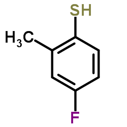4-氟-2-甲基苯硫酚结构式
