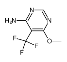 6-methoxy-5-(trifluoromethyl)pyrimidin-4-amine Structure