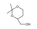 (4S)-2,2-二甲基-1,3-二噁烷-4-甲醇结构式