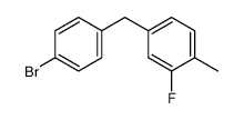 1-(4-bromo-phenyl)-1-(3-fluoro-4-methylphenyl)-methane结构式