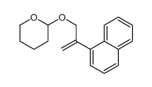 2-(2-naphthalen-1-ylprop-2-enoxy)oxane结构式