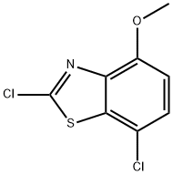 2,7-二氯-4-甲氧基-苯并噻唑结构式